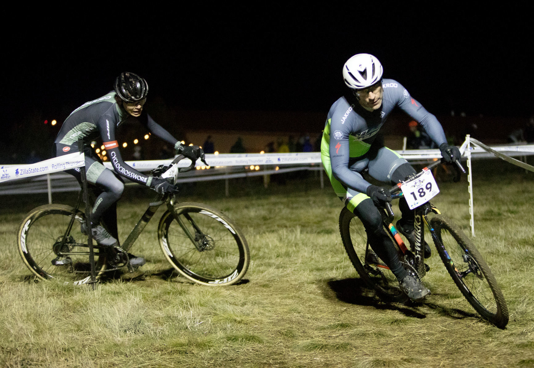 Kevin Bradford-Parish leads Ivan Gallego